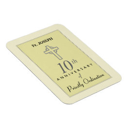 Personalisieren, 10. Geburtstag des Priesters verk Magnet