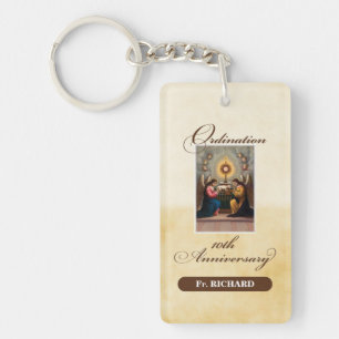 Personalisieren, 10. Ordination Anniversary Angels Schlüsselanhänger