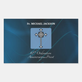 Personalisieren, 10. Ordination Jahrestag des Prie Rechteckiger Aufkleber