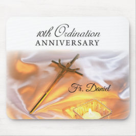 Personalisieren, 10. Ordination Jubiläum, Kreuz Mousepad