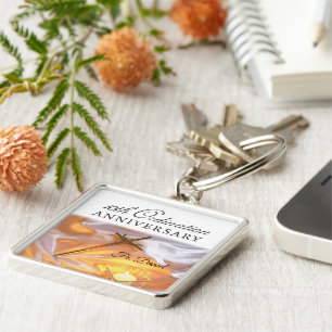 Personalisieren, 10. Ordination Jubiläum, Kreuz Schlüsselanhänger