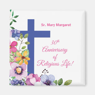 Personalisieren, 30. Jubiläum Nun religiöses Leben Magnet