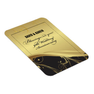 Personalisieren, 50. Hochzeitstag religiös Magnet