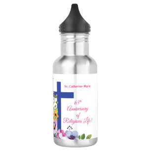 Personalisieren, 65-jähriges religiöses Leben Edelstahlflasche