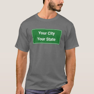 Personalisieren / Anpassen mit Ihrer Stadt und Ihr T-Shirt