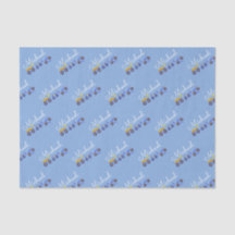 Personalisieren Baby Boy Name Truck Soft Blue