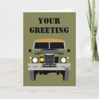 PERSONALISIEREN BRITISH ARMY VETERAN LAND ROVER