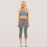 PERSONALISIEREN CAPRI-LEGGINGS CAPRI LEGGINGS<br><div class="desc">PERSONALISIEREN Capri-Leggings - Klicken Sie auf den Bereich "Diese Vorlage personalisieren", um Ihren Namen oder anderen Text hinzuzufügen.. - Macht ein tolles Geschenk!</div>