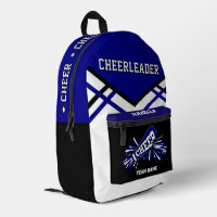 Personalisieren Cheerleader | Blau, Schwarz, Weiß