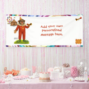 Personalisieren: Chester der Schimpansenclown Banner