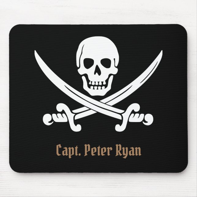 Personalisieren der Coolen Pirate Sign Mouse Pad Mousepad (Vorne)