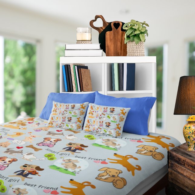 Personalisieren der Doggie-Liebe Fleecedecke (Von Creator hochgeladen)