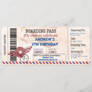 Personalisieren der Geburtstagseinladung für Kinde Einladung