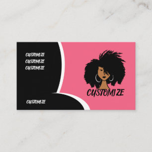 Personalisieren der Hair Salon Business Card Visitenkarte