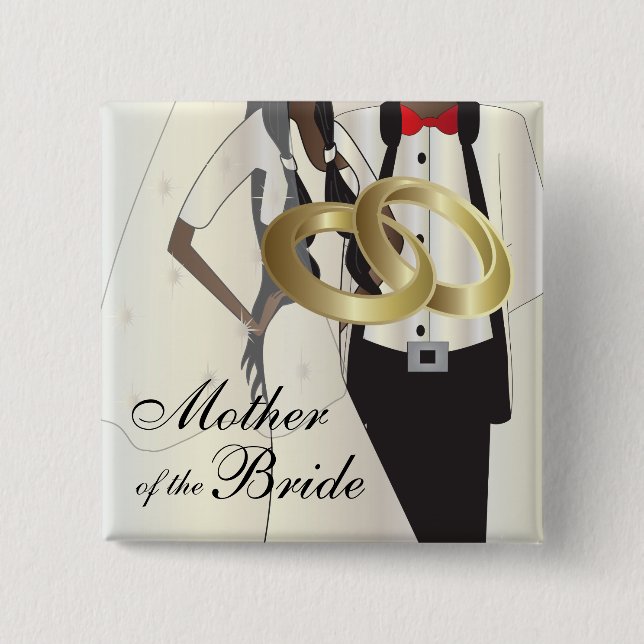 Personalisieren der Hochzeitsfeier und der Familie Button (Vorderseite)