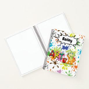 Personalisieren der Kunst Notizbuch