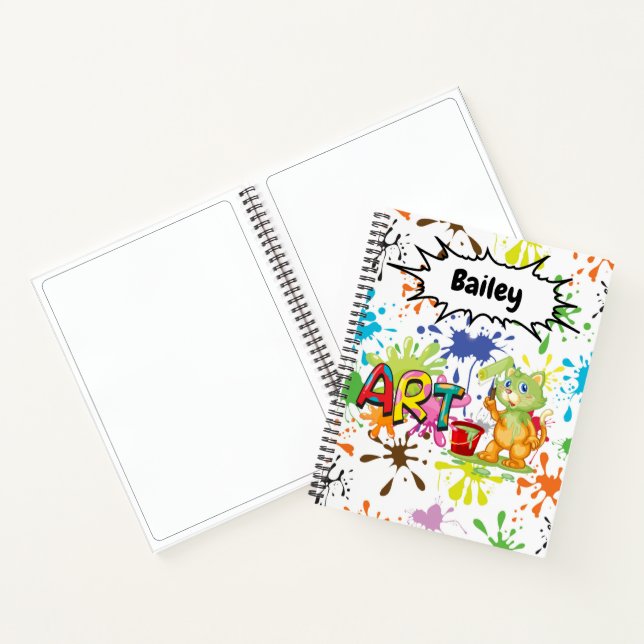 Personalisieren der Kunst Notizbuch (Innenseite)
