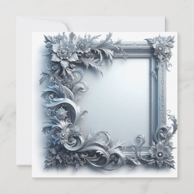 Personalisieren der leeren Karte - Einladung und A (Vorderseite)