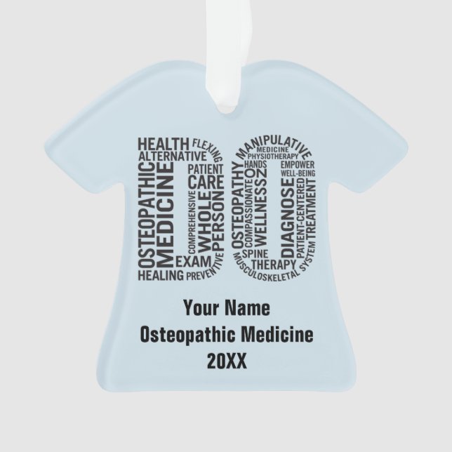 Personalisieren der Osteopathie Ornament (Vorderseite)
