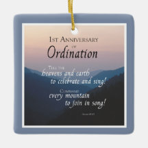 Personalisieren des 1. Jahrestags der Ordination-G