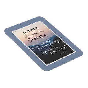Personalisieren des 1. Jahrestags der Ordination-G Magnet