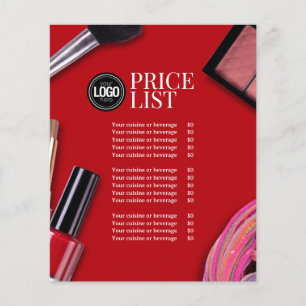 Personalisieren des Geschäfts Moderne Makeup Com Flyer