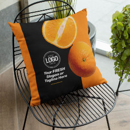 Personalisieren des Geschäfts | Orange Company Kissen