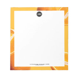 Personalisieren des Geschäfts | Orange Company Notizblock