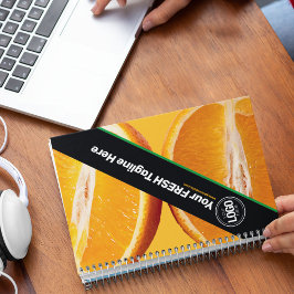 Personalisieren des Geschäfts | Orange Company Notizblock