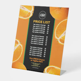 Personalisieren des Geschäfts | Orange Company Sockelschild