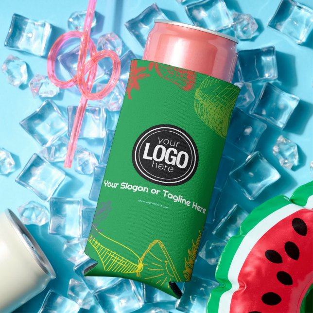 Personalisieren des Geschäfts | Tropische Früchte Selters Dosenkühler (In Situ Sommer)