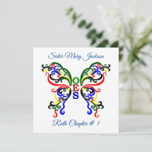 Personalisieren des Ordens von Eastern Star Einladung