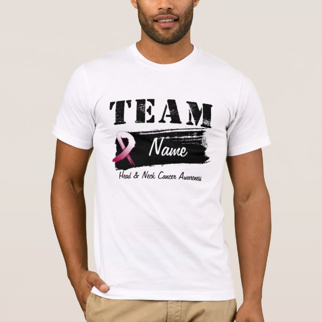 Personalisieren des Teamnamens - Kopf- und Nackenk T-Shirt (Vorderseite)
