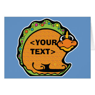 Personalisieren eines Dinosauriers,<YOUR TEXT>
