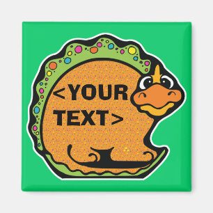 Personalisieren eines Dinosauriers,<YOUR TEXT> Magnet