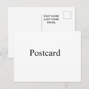 personalisieren einfache benutzerdefinierte Signat Feiertagspostkarte