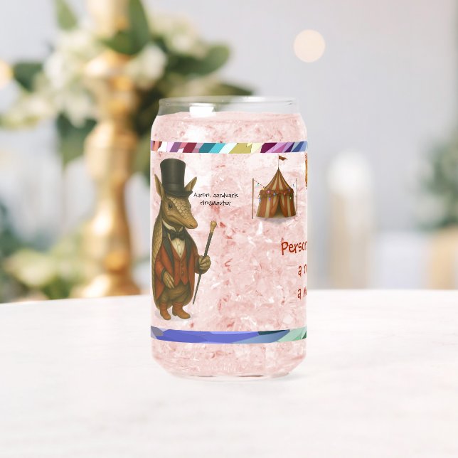 Personalisieren: Erdferkel Ringmeister Dosenglas (Insitu (Hochzeit))