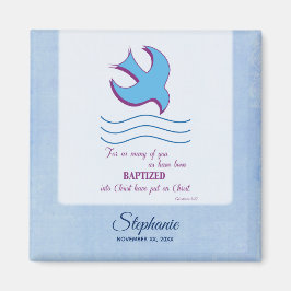 Personalisieren, Erwachsenentauchung Taube auf bla Magnet