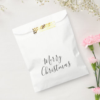 Personalisieren: Frohe Weihnachten Kalligrafie Geschenktütchen