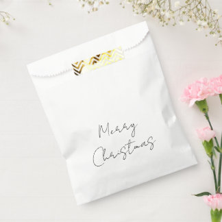 Personalisieren: Frohe Weihnachten Kursivschrift Geschenktütchen
