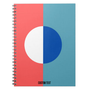 PERSONALISIEREN: Geometrisch Inspiriert Notebook Notizblock