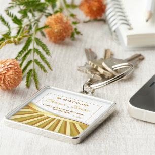 Personalisieren, Goldenes Jubiläum des religiösen  Schlüsselanhänger