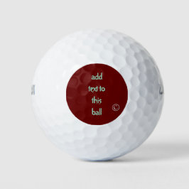 Personalisieren Golfball