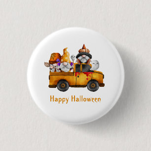 Personalisieren Halloween Gnomes Happy Halloween Button