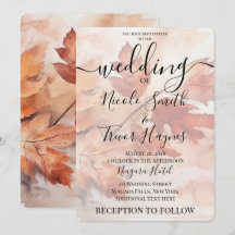 Personalisieren: Herbst-Watercolor-Blattzweig-Hoch