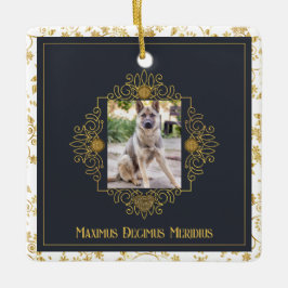 Personalisieren Holiday Ornament 2 Hundehaushalt