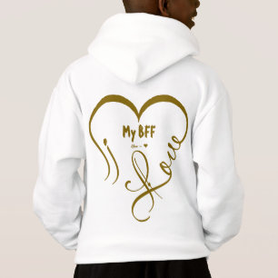Personalisieren Ich liebe meinen besten Freund • D Hoodie
