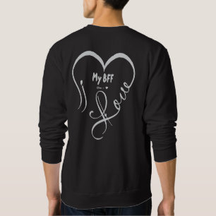 Personalisieren Ich liebe meinen besten Freund • D Sweatshirt