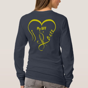 Personalisieren Ich liebe meinen besten Freund • D T-Shirt