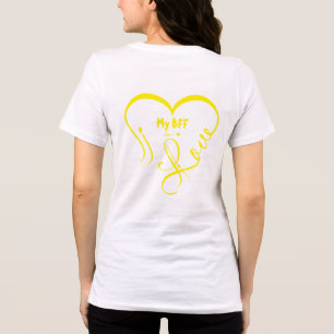 Personalisieren Ich liebe meinen besten Freund • D Tri-Blend Shirt